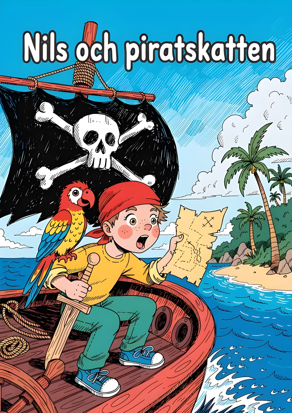 Nils och piraternas borttappade karta